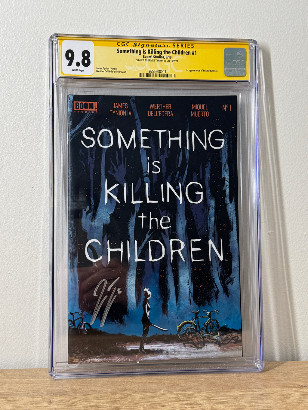 SIKTC #1 CGC 9.8 Signature Series - Signed by James Tynion IV - 1st Print Cover