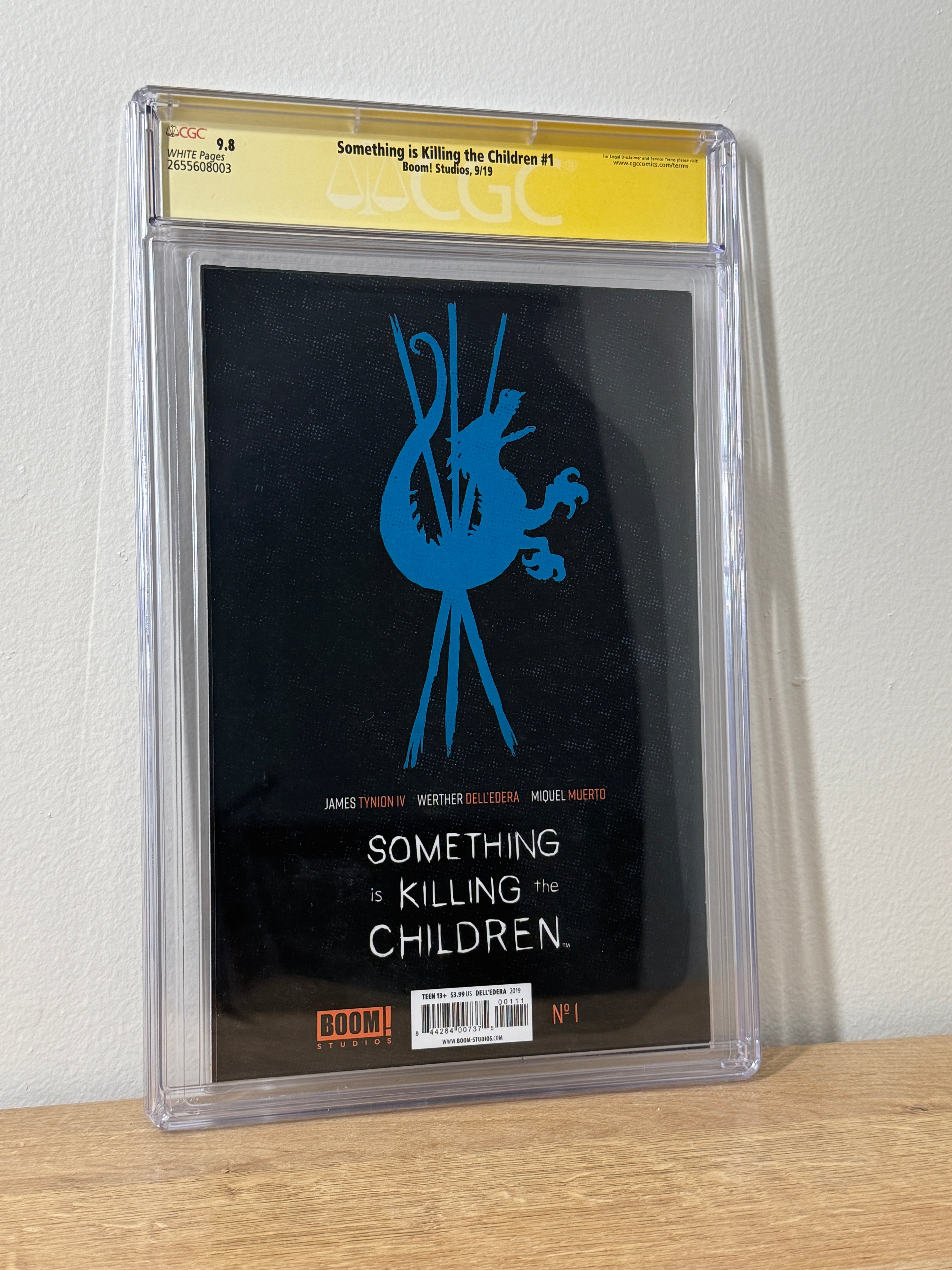 SIKTC #1 CGC 9.8 Signature Series - Signed by James Tynion IV - 1st Print Cover