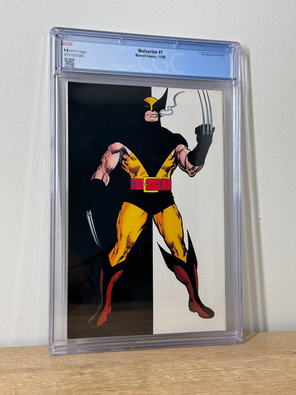 Wolverine #1 (1988) CGC 9.8 White Pages - Start of Monthly Series - Black Cover