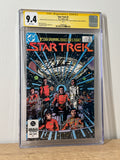 Star Trek #1 CGC 9.4 SS Signed Shatner, Nichelle Nichols, Takei, Koenig DC 1984