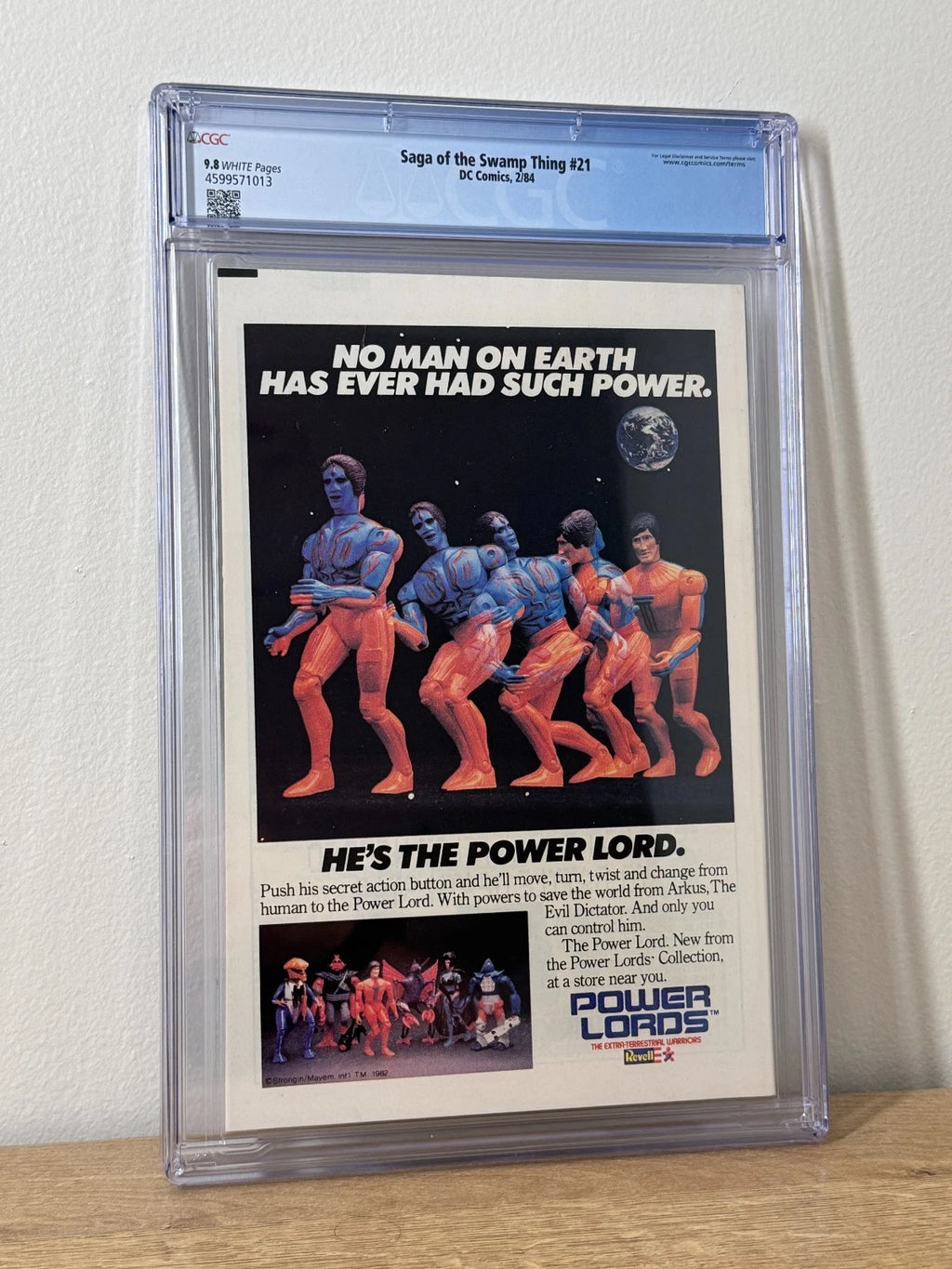 Saga of the Swamp Thing #21 CGC 9.8 White Pages Alan Moore "Anatomy Lesson" Key