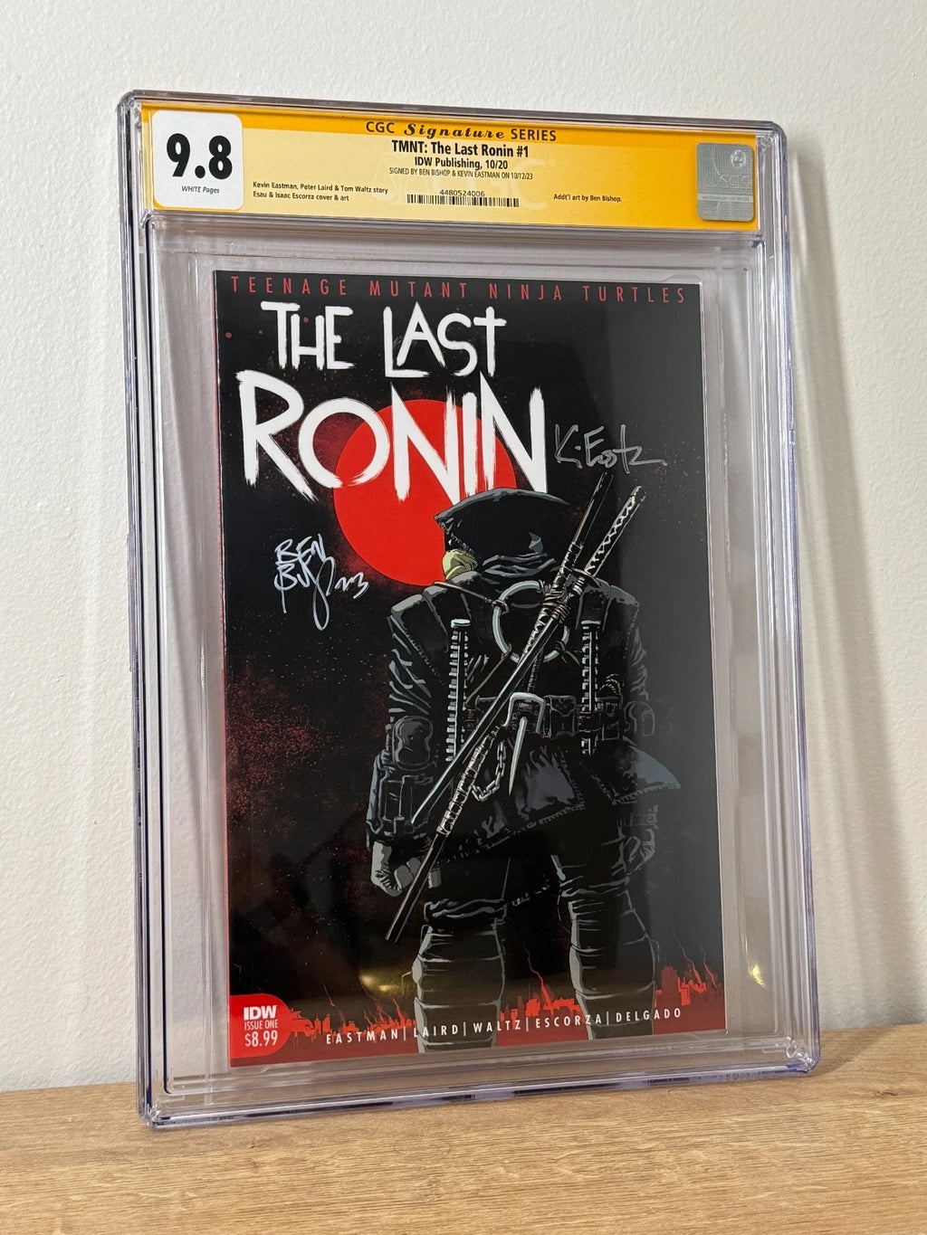 TMNT: The Last Ronin #1 CGC 9.8 SS Signed Kevin Eastman & Ben Bishop - 1st Print