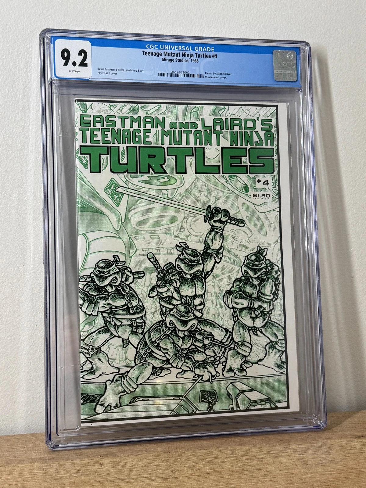 Teenage Mutant Ninja Turtles #4 CGC 9.2 White Pages 1st Print Mirage 1985 TMNT